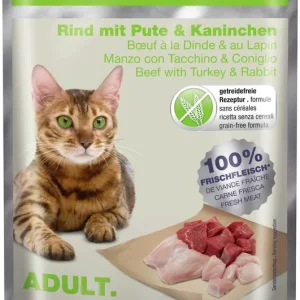 Geprüft PREMIERE Meat Menu Adult Pute und Kaninchen 85 g